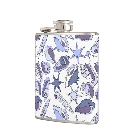 Lavendar Seashells Heupfles (Links)