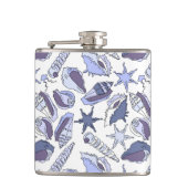 Lavendar Seashells Heupfles (Voorkant)