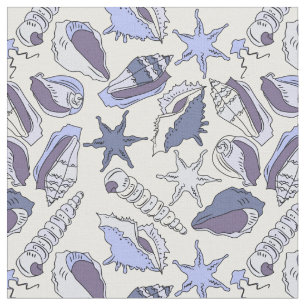 Lavendar Seashells Stof