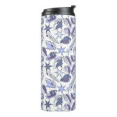 Lavendar Seashells Thermosbeker (Gedraaid links)