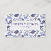 Lavendar Seashells Visitekaartje (Voorkant)