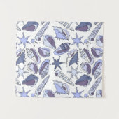 Lavendar Seashells Wandkleed (Voorkant (horizontaal))