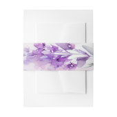 Lavendar Waterverf Soap Label Wrap rond Uitnodigingen Wikkel (Voorkant Voorbeeld)