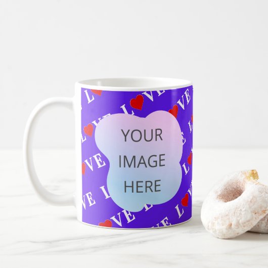 Lavende LOVE Stijlvol Koffiemok (Met donut)