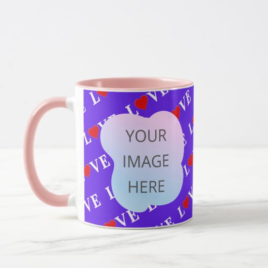 Lavende LOVE Stijlvol Mok (Links)