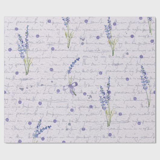  lavendeklare papierrol cadeaupapier (Vlak)