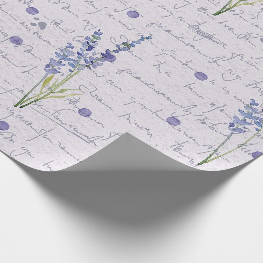  lavendeklare papierrol cadeaupapier (Hoek)