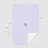 lavendekleur - voeg monogram toe golfhanddoek (Insitu)