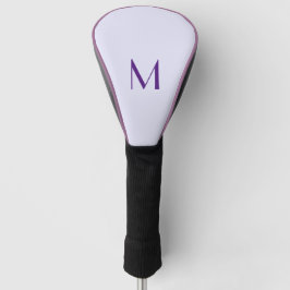 lavendekleur - voeg monogram toe golfheadcover