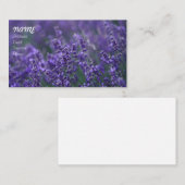 Lavendel 25 visitekaartje (Voorkant / Achterkant)