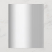 Lavendel 25ste huwelijksverjaardag uitnodiging (Achterkant)