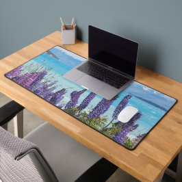 Lavendel aan de oever van het meer bureaumat