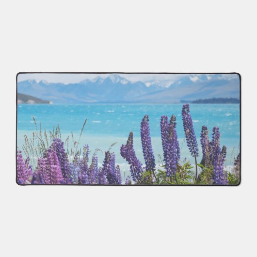 Lavendel aan de oever van het meer bureaumat (Voorkant)