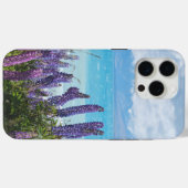 lavendel aan de oever van het meer Case-Mate iPhone case (Achterkant (horizontaal))