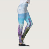lavendel aan de oever van het meer leggings (Rechts)