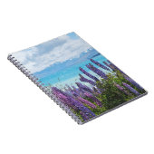 Lavendel aan de oever van het meer notitieboek (Rechterzijde)