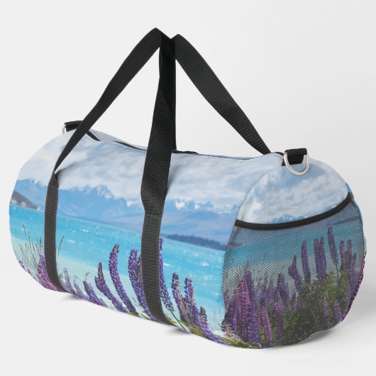 Lavendel aan de oever van het meer plunjezak (Rechterhoek)