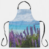 Lavendel aan de oever van het meer schort (Voorkant)
