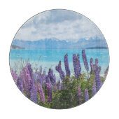 Lavendel aan de oever van het meer snijplank (Voorkant)