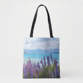 Lavendel aan de oever van het meer tote bag (Voorkant)
