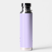 Lavendel aangepaste naam script waterfles (Links)