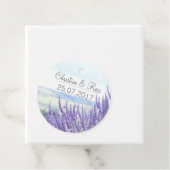 Lavendel, aanpasbare favor tag bedankjes labels (In situ)