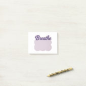 Lavendel “Adem” Wolk Post-it Post-it® Notes (Op bureau)