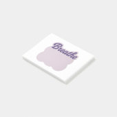 Lavendel “Adem” Wolk Post-it Post-it® Notes (Schuin)