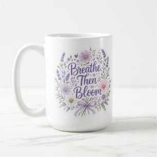 Lavendel: Ademhalen, Dan Bloeien Koffiemok