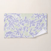 Lavendel Agapanthus bloem Sage Groen Bad Handdoek (Handdoek)