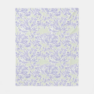 Lavendel Agapanthus Bloem Salie Groen Fleece Deken