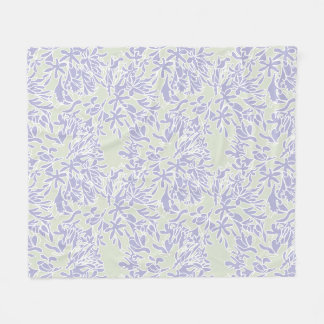 Lavendel Agapanthus Bloem Salie Groen Fleece Deken