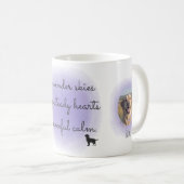 Lavendel Aquarel Labrador Retriever Aangepaste Naa Koffiemok (Voorkant rechts)