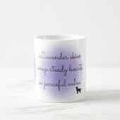 Lavendel Aquarel Labrador Retriever Aangepaste Naa Koffiemok (Center)