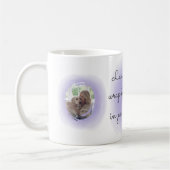Lavendel Aquarel Labrador Retriever Aangepaste Naa Koffiemok (Links)