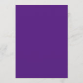 Lavendel Art Nouveau rand Menu (Achterkant)