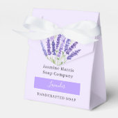 Lavendel Artisan Zeep Handgemaakte Producten Favor Bedankdoosjes (Voorkant Zijde)