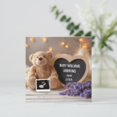 Lavendel Baby aankondiging sociale media (Staand voorkant)