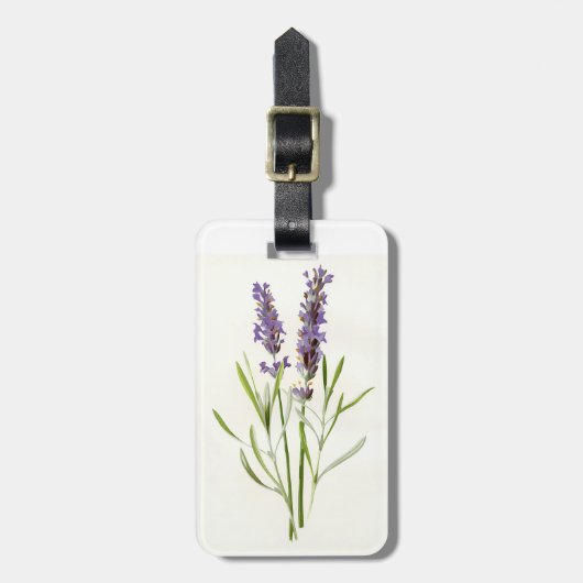  lavendel bagagelabel (Voorkant verticaal)
