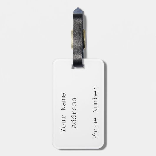  lavendel bagagelabel (Achterkant verticaal)