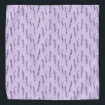 lavendel bandana<br><div class="desc">Lavenderbloem patroon</div>