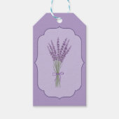 Lavendel Bedankt bruiloft Cadeaulabel (Voorkant)