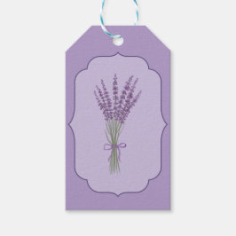 Lavendel Bedankt bruiloft Cadeaulabel