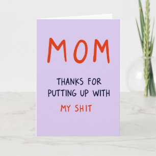 Lavendel Bedankt Mama Kaart