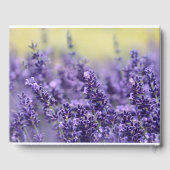 Lavendel begrafenis gastenboek | In liefdevolle he (Achterkant)