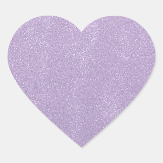 Lavendel bende hart sticker (Voorkant)