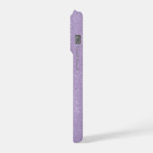 Lavendel bende iPhone hoesje (Linkerkant)