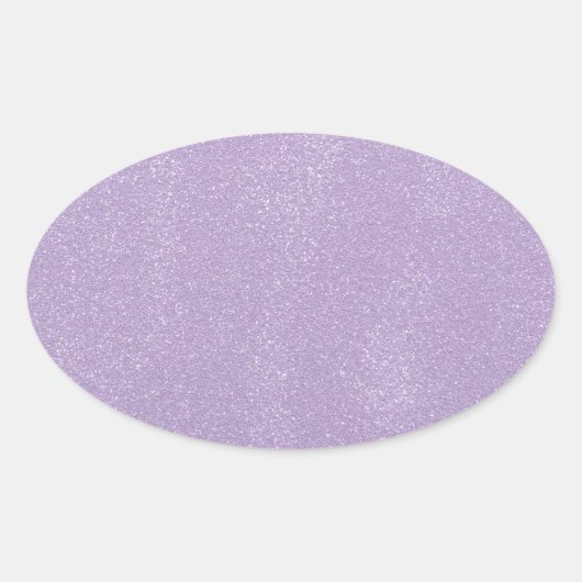 Lavendel bende ovale sticker (Voorkant)