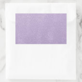 Lavendel bende rechthoekige sticker (Tas)