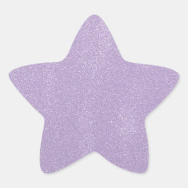 Lavendel bende ster sticker